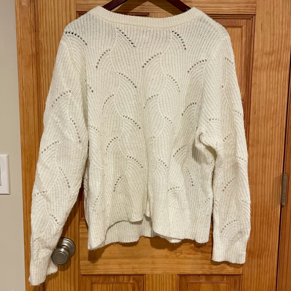 A new day (from target) off white xl sweater